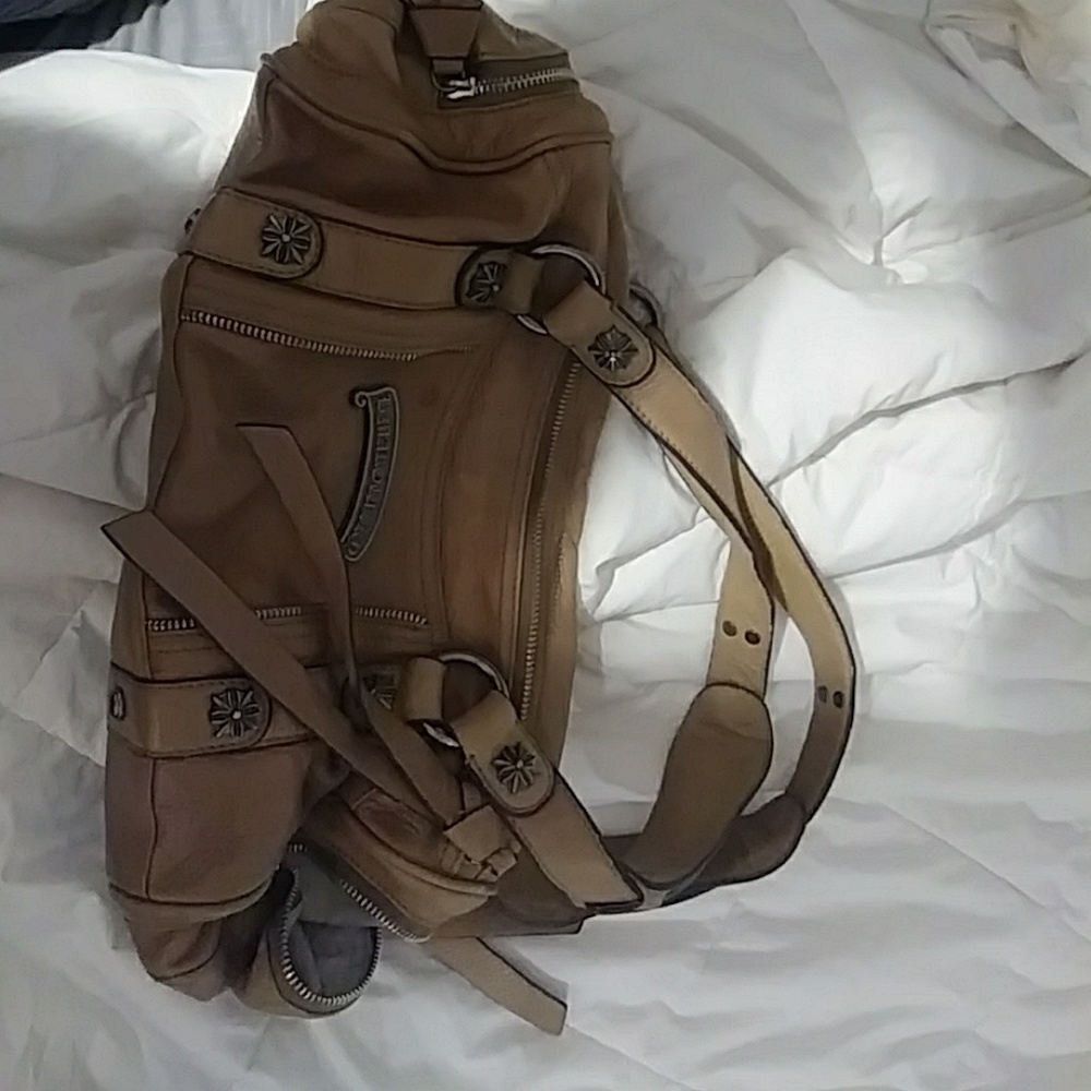 Unique leather handbag